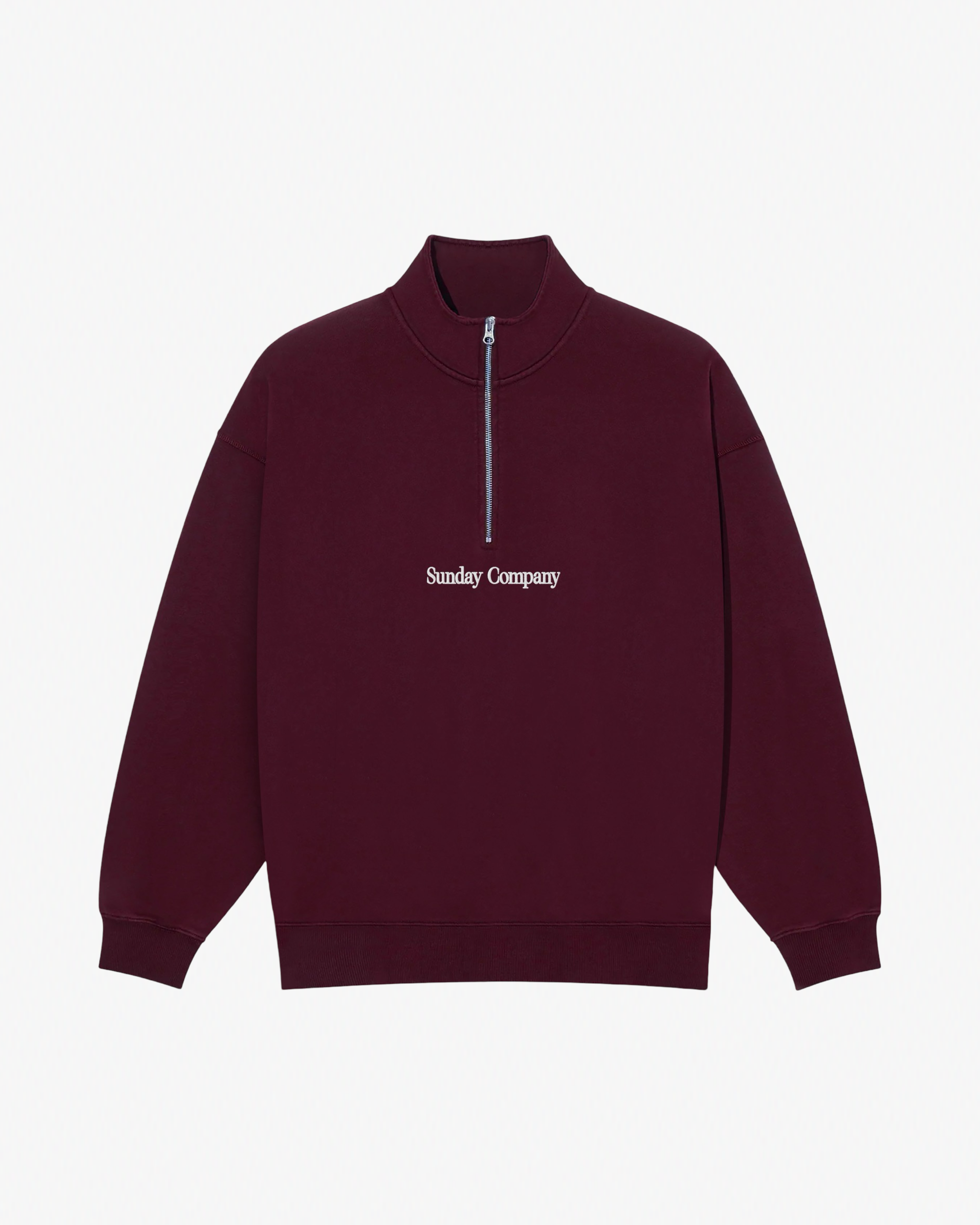 Deauville Sweater - Maroon/White