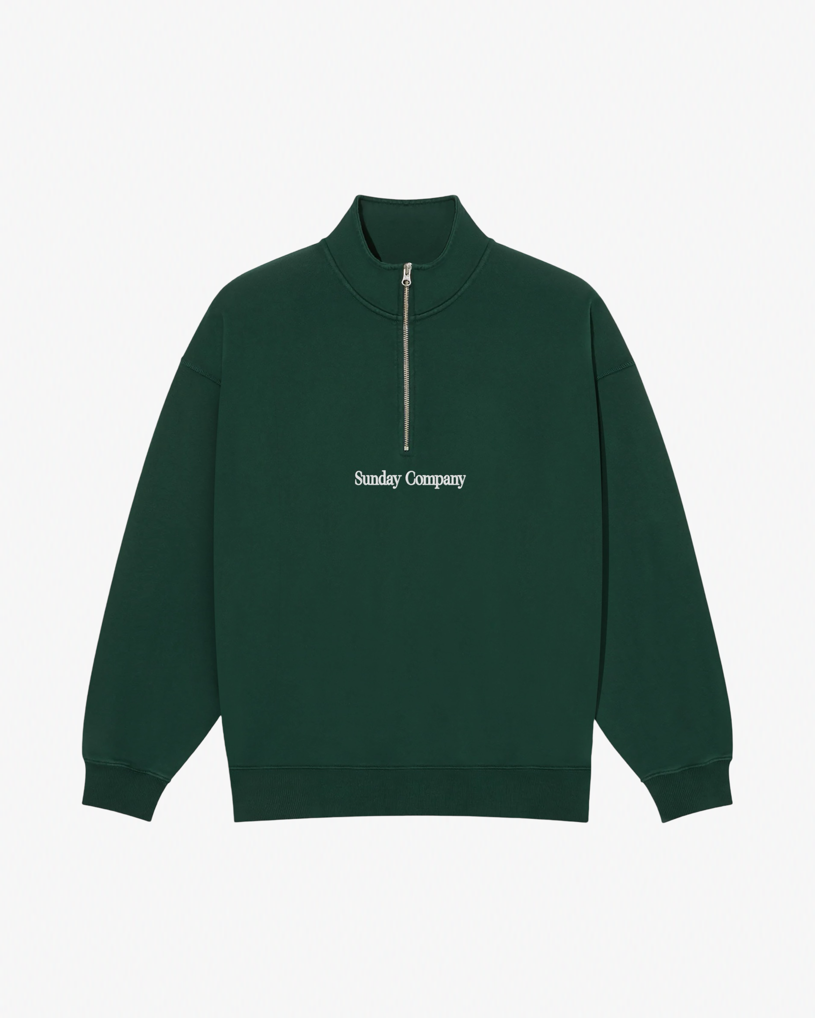 Deauville Sweater - Forest Green/White